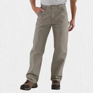 New Carhartt Washed Duck Work Dungarees Desert Size 44 x 34